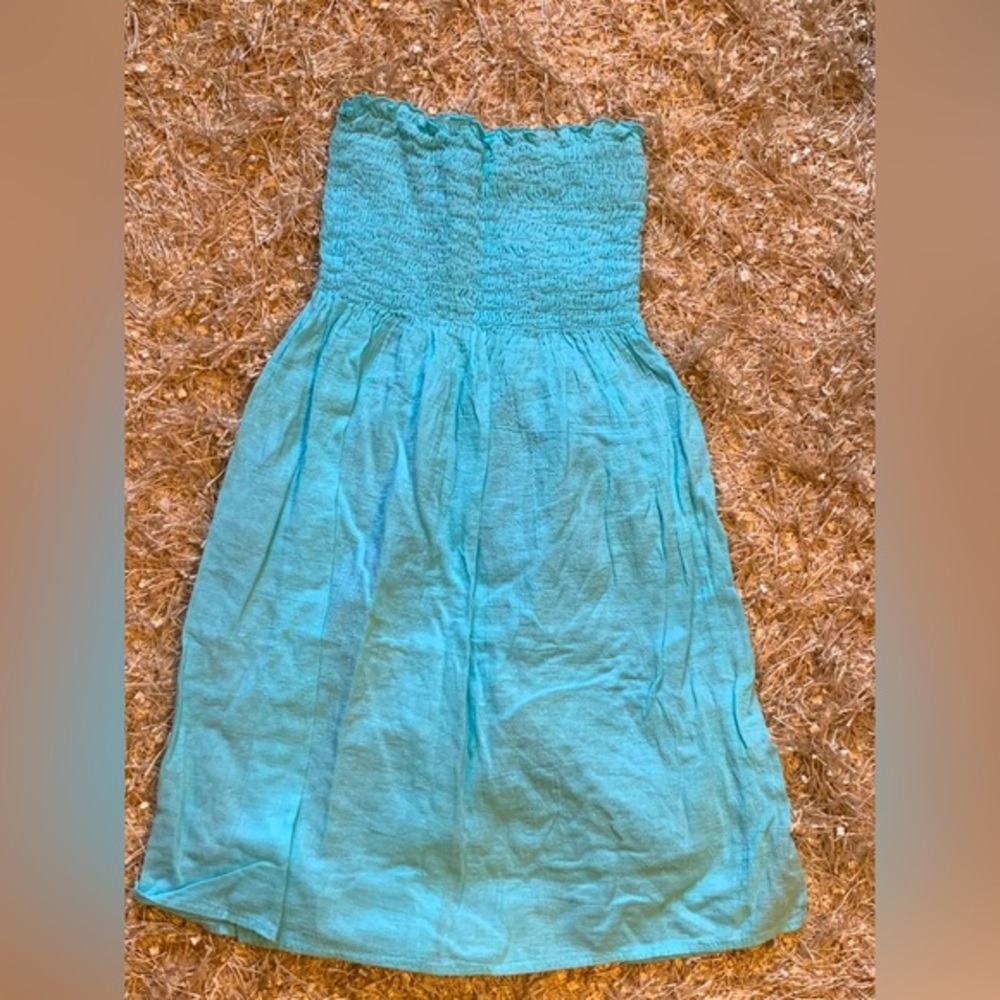 Vintage Y2K 90s Tube top a stretch - tunic style length (covers butt) - sz S